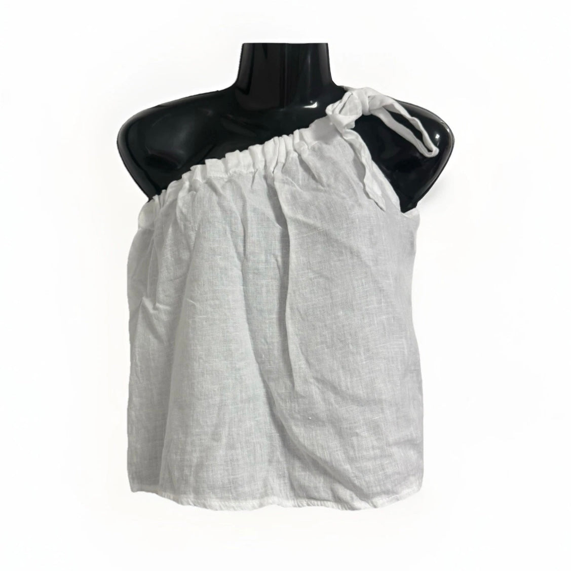 PEDRA NIGRA TOP MONOSPALLA DONNA LINO BIANCO
