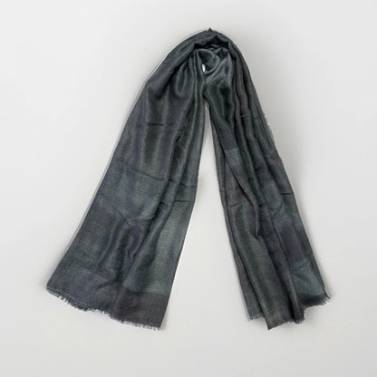 SCIARPA GRIGIA ARTIGIANALE UNISEX