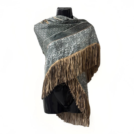 MALA ALISHA SCIARPA SCIALLE TRIANGOLARE OVERSIZE