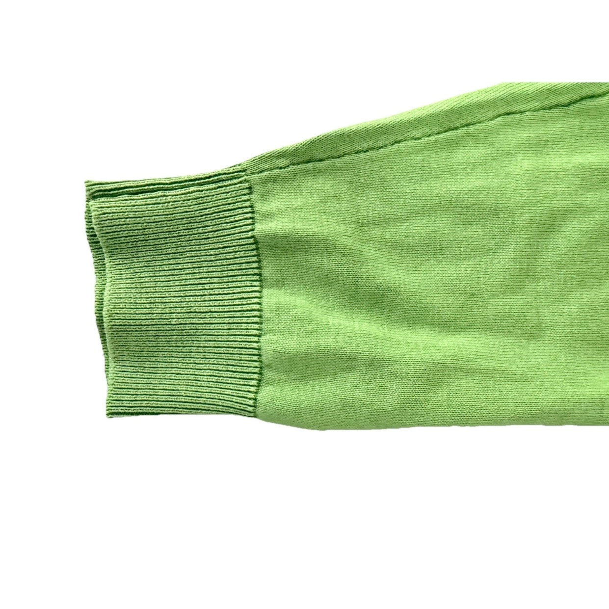 CASHMERE COMPANY CARDIGAN IN COTONE E SETA VERDE