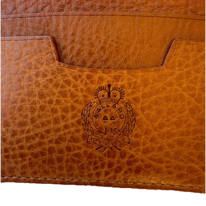 AALLARD MEGÈVE PORTA CARTE PELLE MARRONE