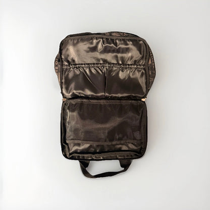 NANNINI BEAUTY CASE BIANCO MARRONE NERO