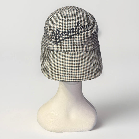 BORSALINO CAPPELLO BERRETTO TESSUTO BASEBALL PIED DE POULE UNISEX