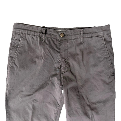STHENFORD PANTALONI UOMO A SIGARETTA COTONE GRIGIO CON MICRO POIS