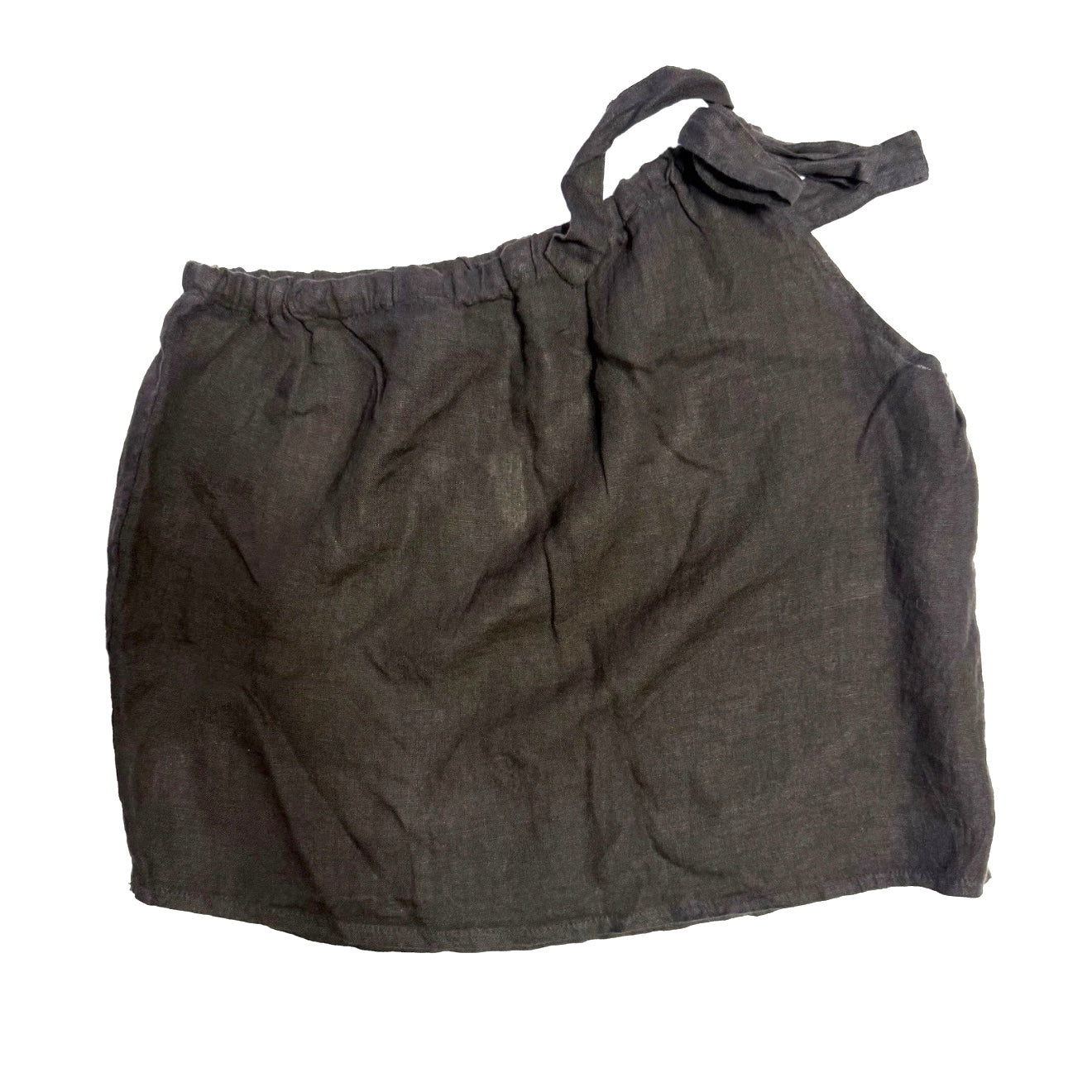PEDRA NIGRA TOP MONOSPALLA DONNA LINO NERO