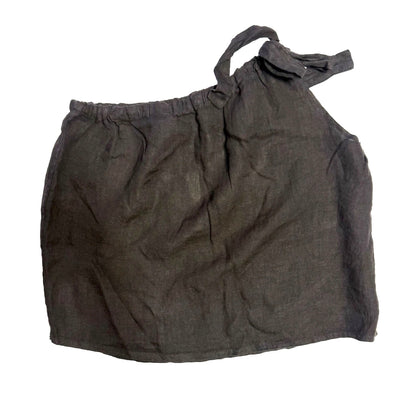 PEDRA NIGRA TOP MONOSPALLA DONNA LINO NERO