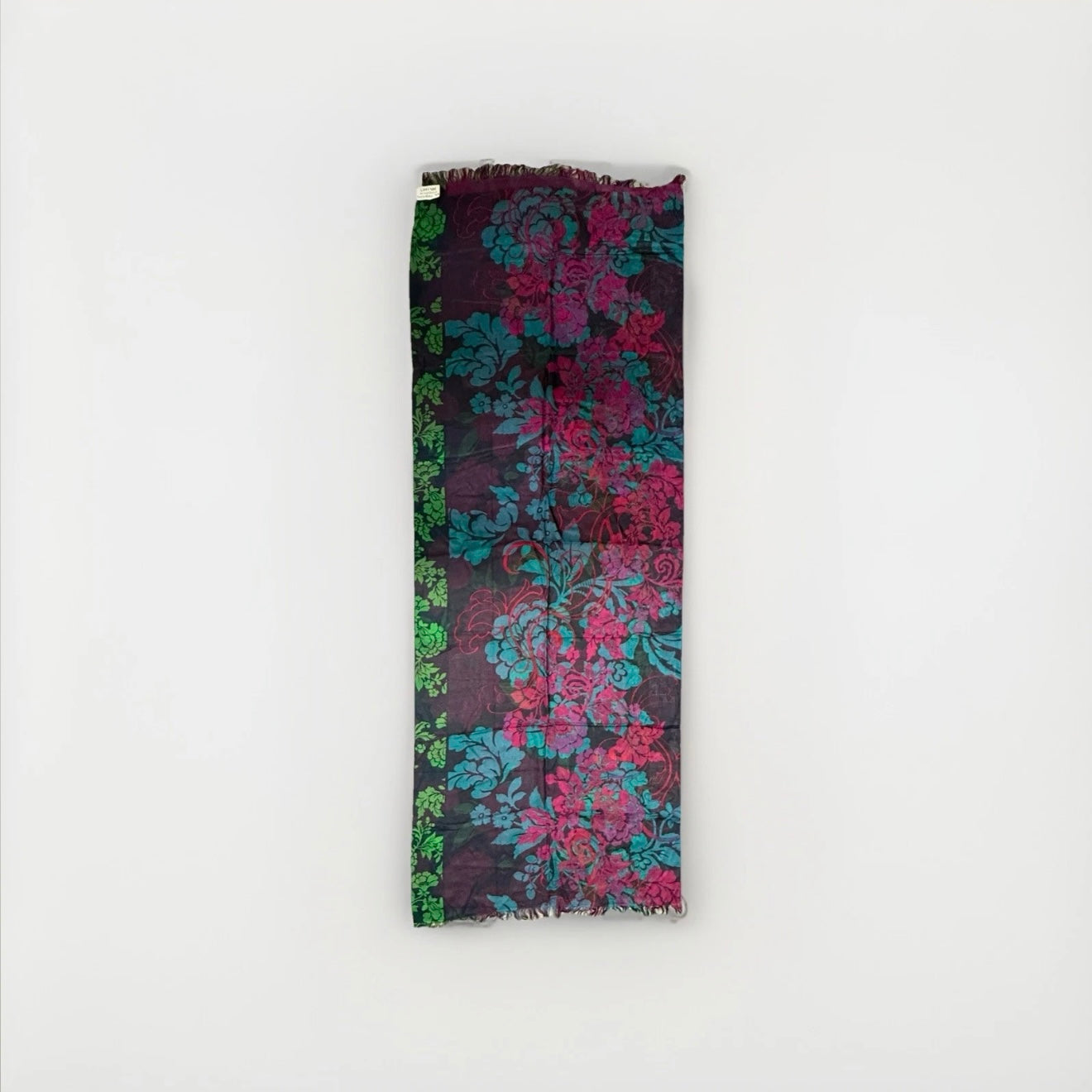 SCIARPA ARTIGIANALE DI DAMPIOBARIO DONNA REVERSIBILE MULTICOLORE