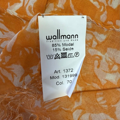 WALLMANN SCIARPA DONNA FANTASIA CERVI ARANCIONE