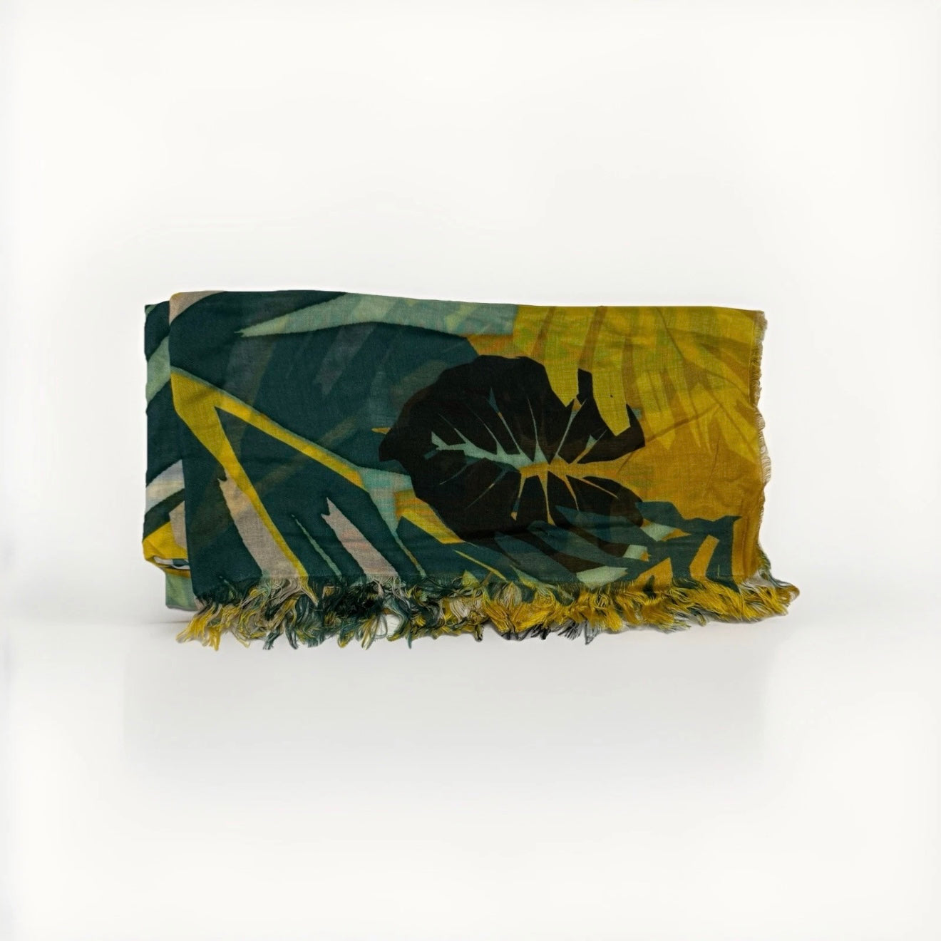 KLEIN BASEL SCIARPA FANTASIA FOGLIE TROPICALI