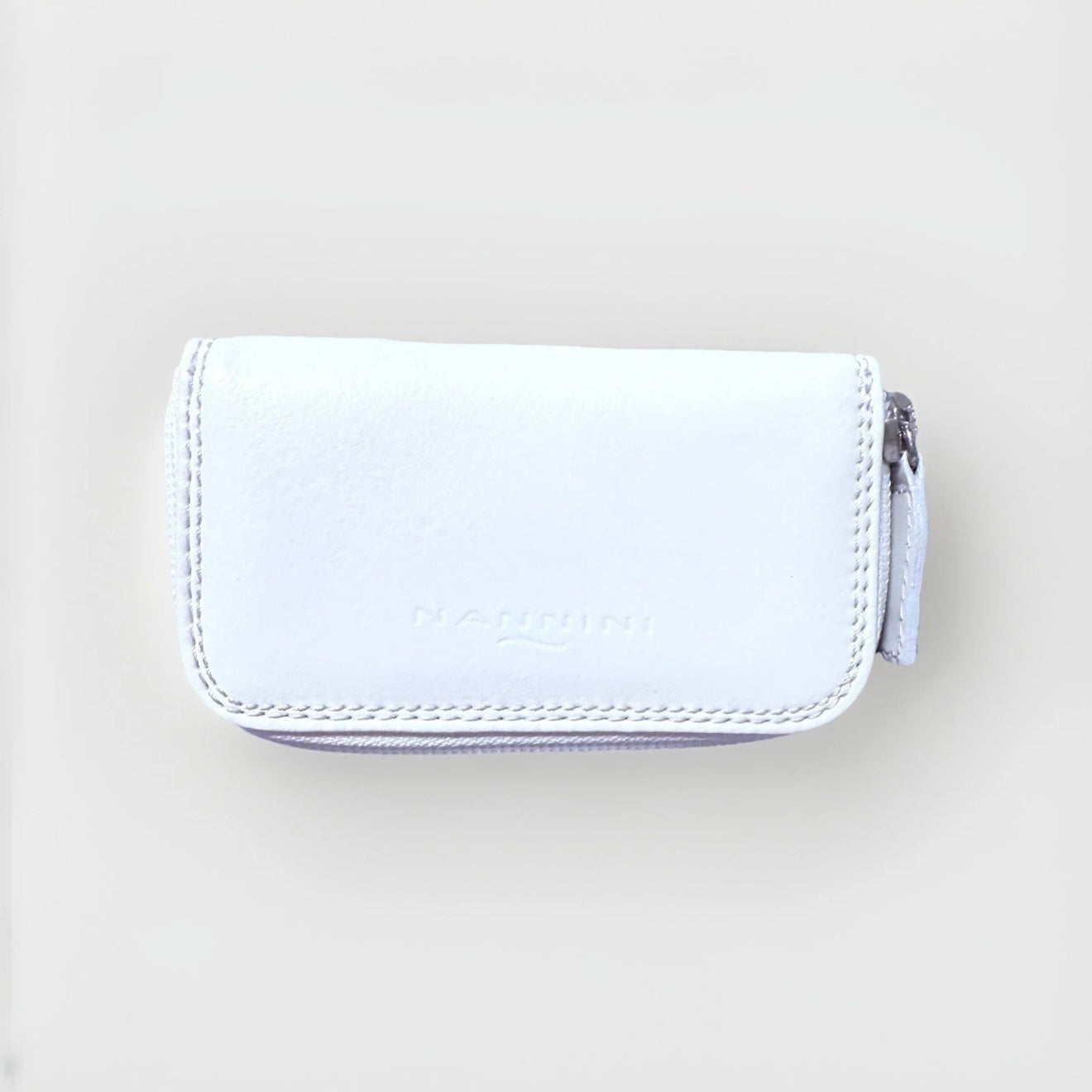 NANNINI PORTA CHIAVI PELLE BIANCO