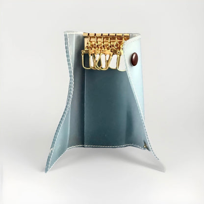 PORTACHIAVI ARTIGIANALE LINEA GOMMA AZZURRO