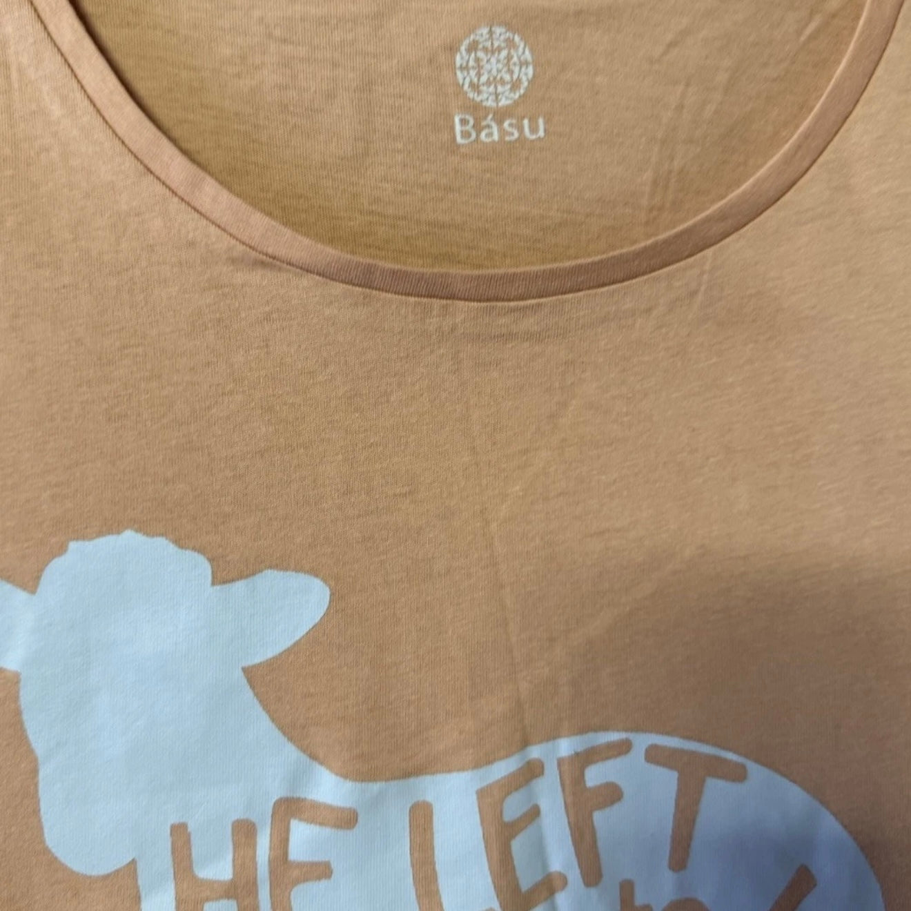 BASU T-SHIRT DONNA ALBICOCCA