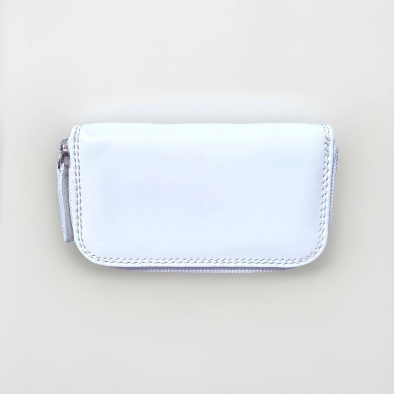 NANNINI PORTA CHIAVI PELLE BIANCO