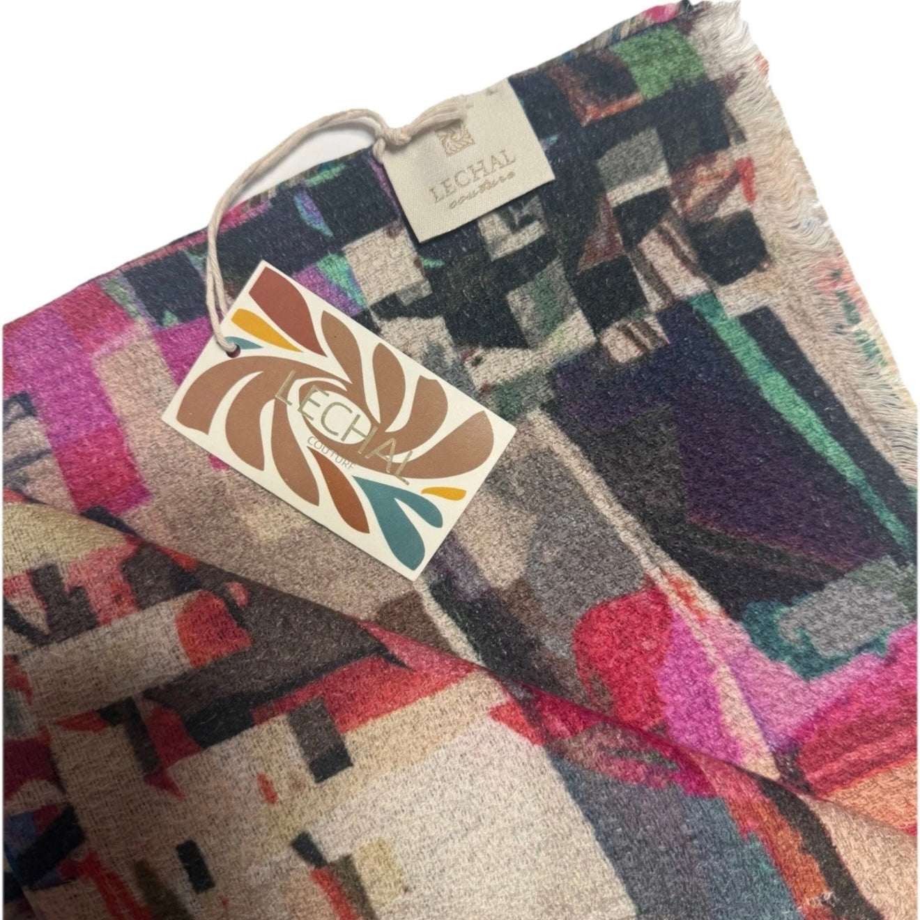 LECHAL COUTURE SCIARPA SCIALLE REVERSIBILE DONNA