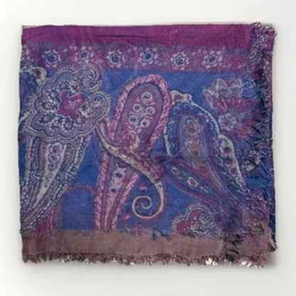 SCIARPA ARTIGIANALE UNISEX PAISLEY