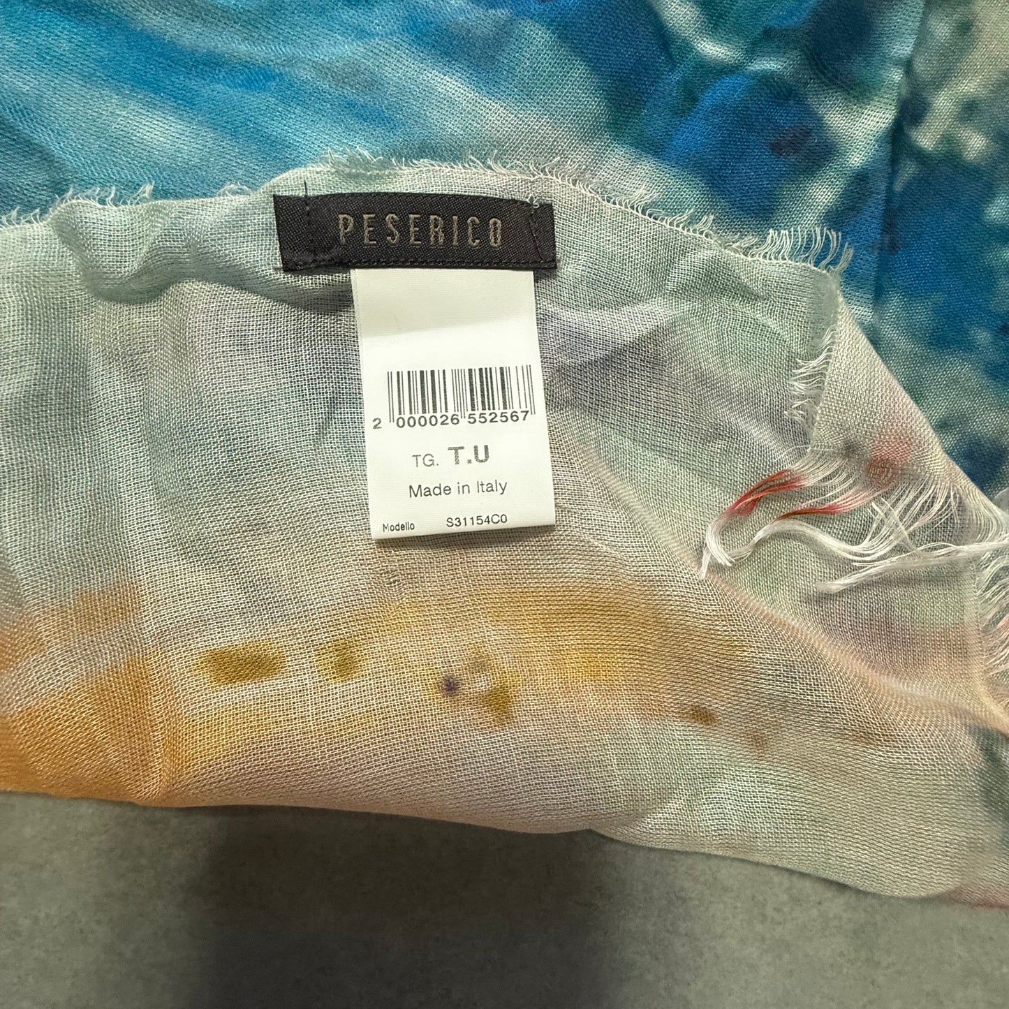 PESERICO SCIARPA MULTICOLORE IN MODAL