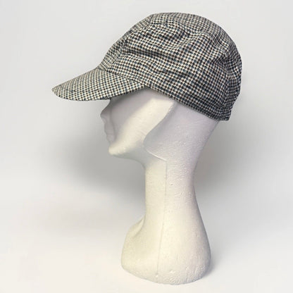 BORSALINO CAPPELLO BERRETTO TESSUTO BASEBALL PIED DE POULE UNISEX