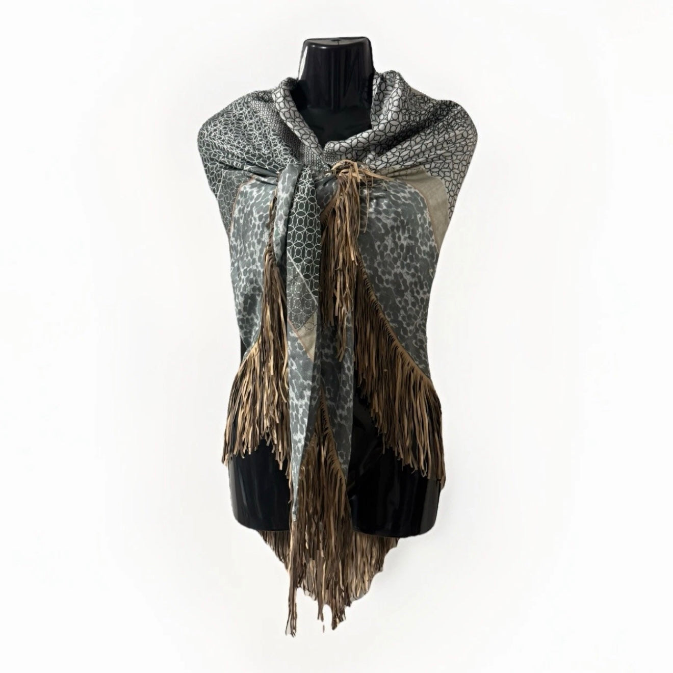MALA ALISHA SCIARPA SCIALLE TRIANGOLARE OVERSIZE