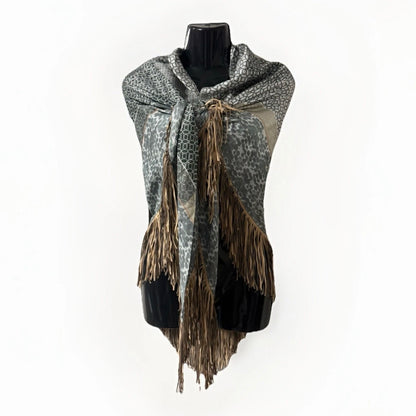 MALA ALISHA SCIARPA SCIALLE TRIANGOLARE OVERSIZE