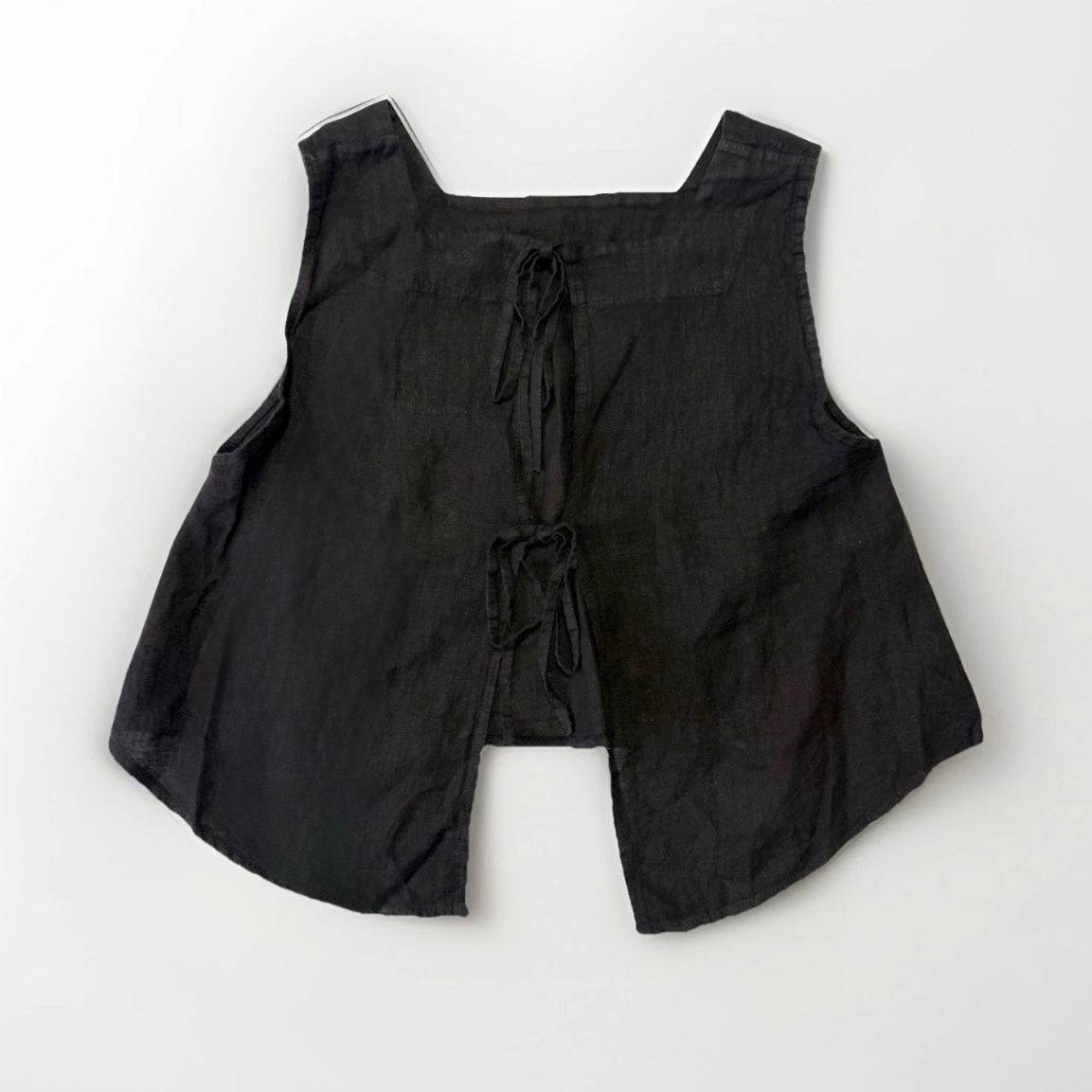 PEDRA NIGRA CANOTTA DONNA LINO NERO