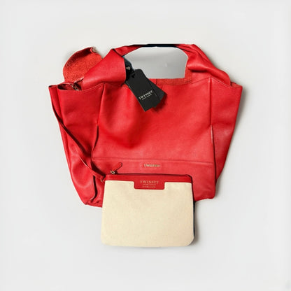 Twin-set Borsa Hobo Pelle Rossa