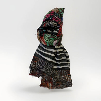 BOY LOST SCIARPA MULTICOLORE FANTASIA ASTRATTA