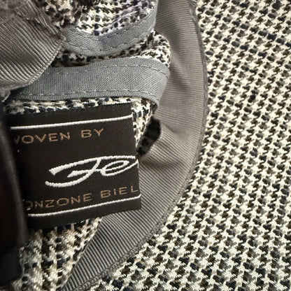 BORSALINO CAPPELLO BERRETTO BASEBALL PIED DE POULE UNISEX