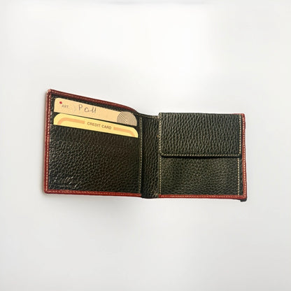 DELL’GA PORTAFOGLIO BI FOLD PELLE MARTELLA VERDE