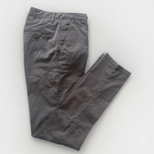 STHENFORD PANTALONI UOMO A SIGARETTA COTONE GRIGIO CON MICRO POIS