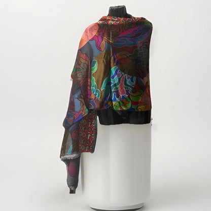 LECHAL COUTURE SCIARPA SCIALLE REVERSIBILE DONNA