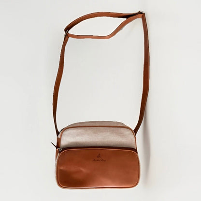 STIVALERIA SAVOIA BORSA MARRONE / BEIGE PELLE