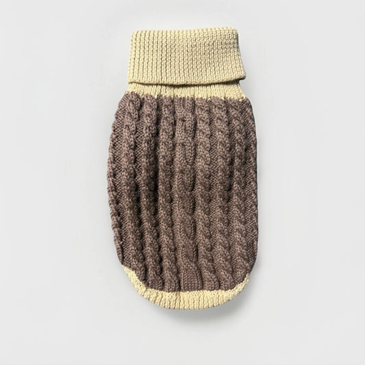LEO & LUCY MAGLIONCINO CANE MARRONE BEIGE