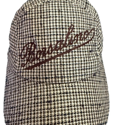 BORSALINO CAPPELLO BERRETTO BASEBALL PIED DE POULE UNISEX