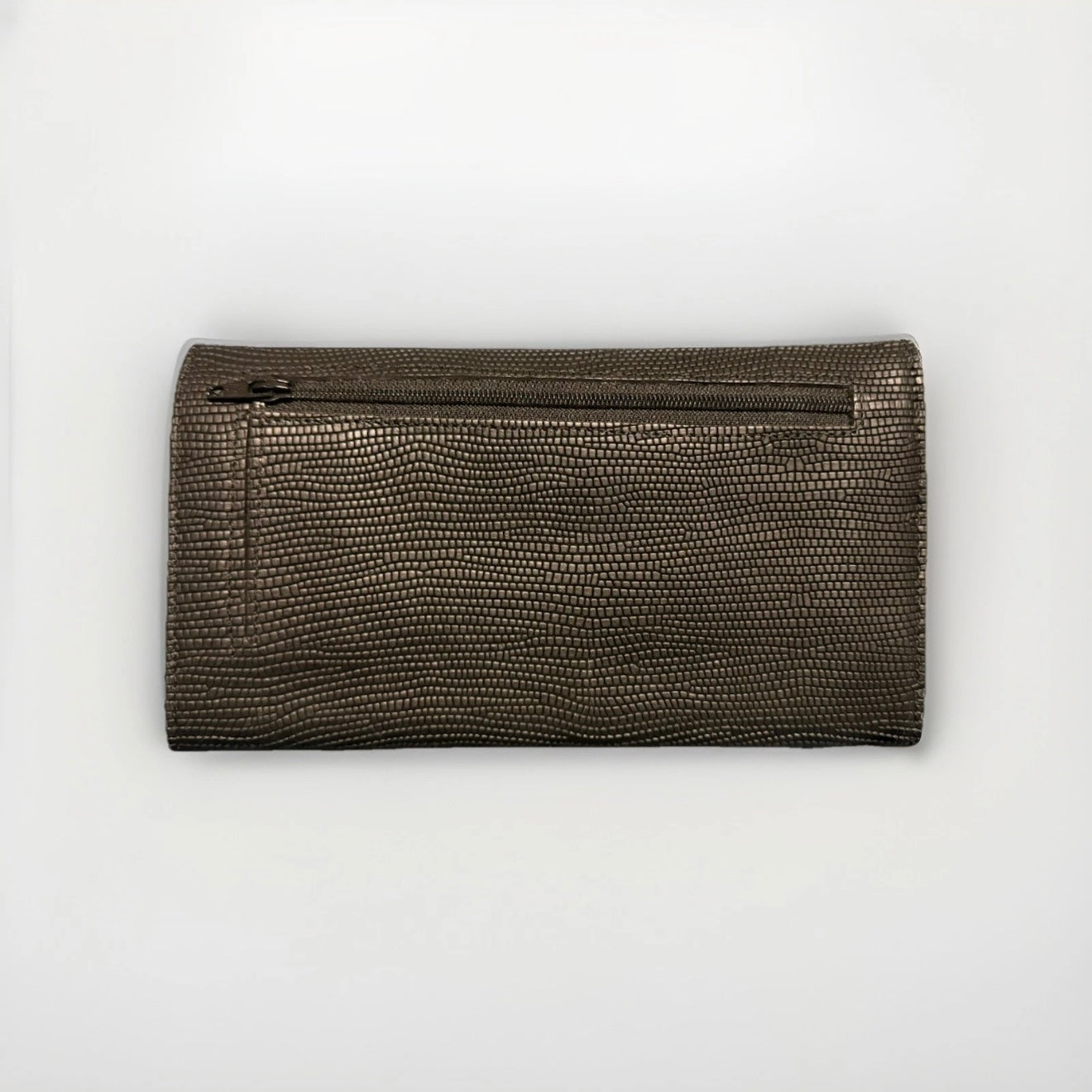 PORTAFOGLIO ARTIGIANALE DONNA PELLE NERO