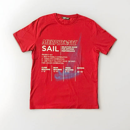 Murphy & Nye T-SHIRT UOMO ROSSA  RIG T-SHIRT