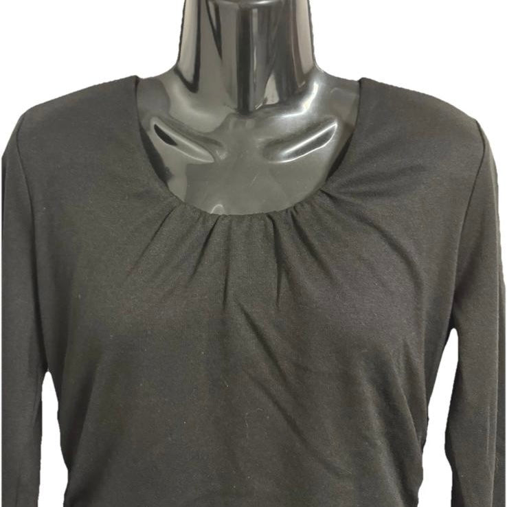 STEFFEN SCHRAUT VESTITO TUBINO DRAPPEGGIATO NERO