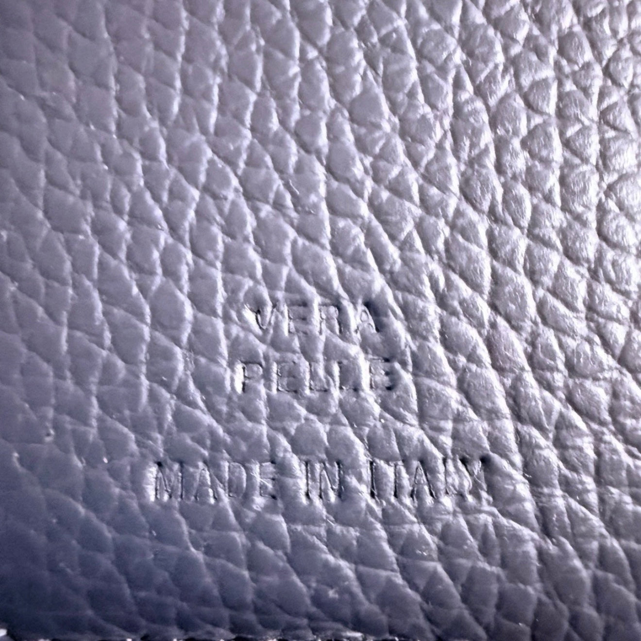 PORTACHIAVI DOPPIO ARTIGIANALE VERA PELLE BLU