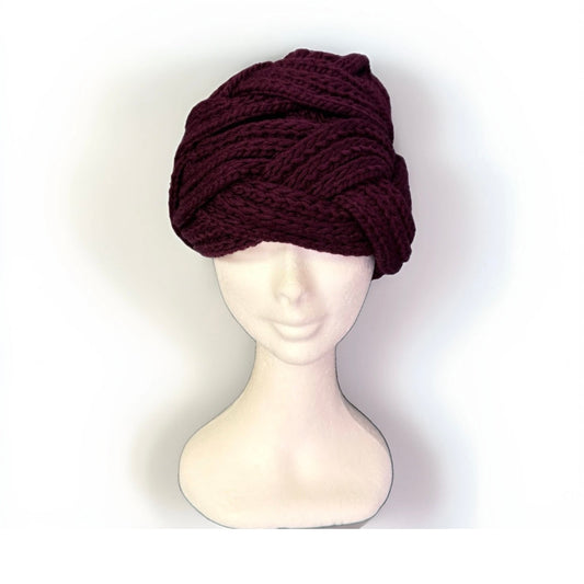 BORSALINO CAPPELLO TURBANTE DONNA VIOLA