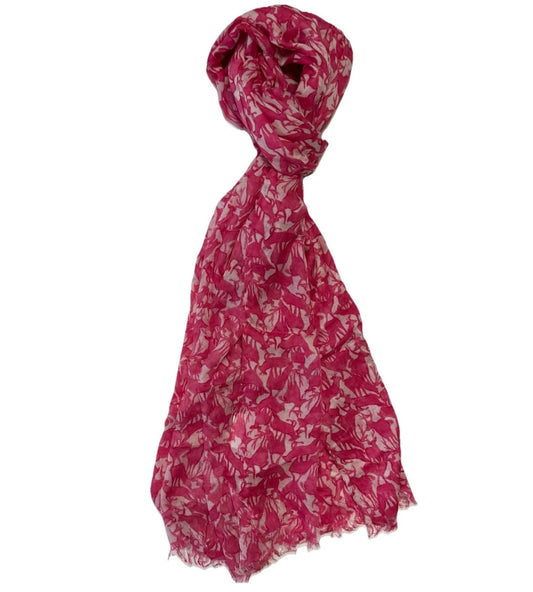 WALLMANN SCIARPA DONNA ROSA FANTASIA CERVI