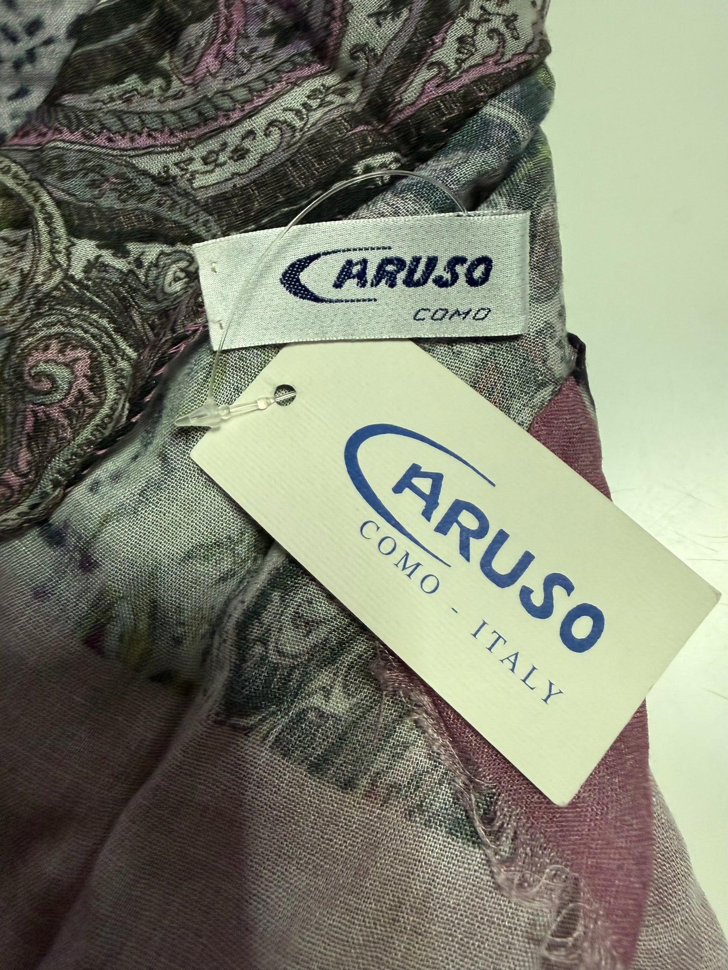 CARUSO COMO SCIARPA UOMO IN LANA E SETA