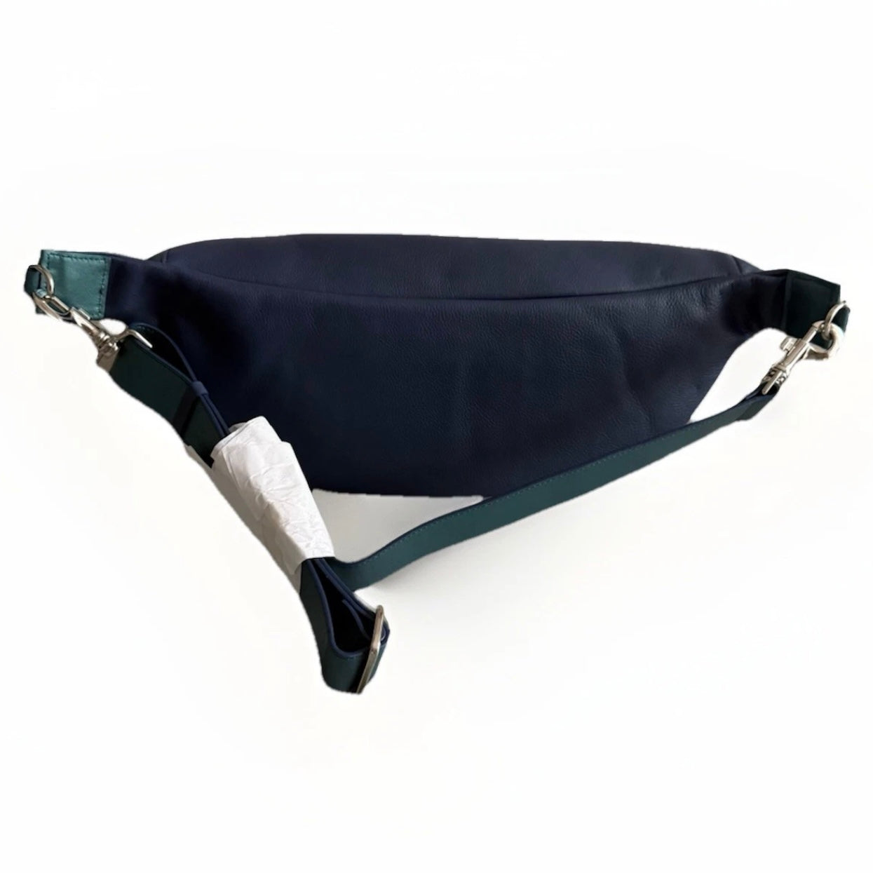 MUTH BAGS MARSUPIO XL DONNA VERA PELLE BLU