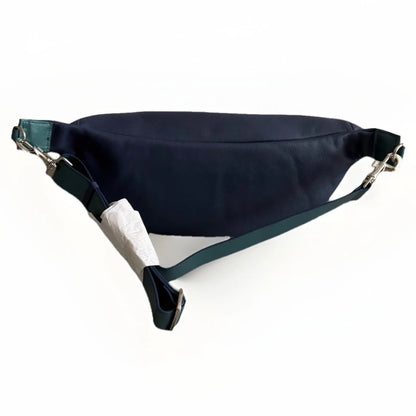 MUTH BAGS MARSUPIO XL DONNA VERA PELLE BLU
