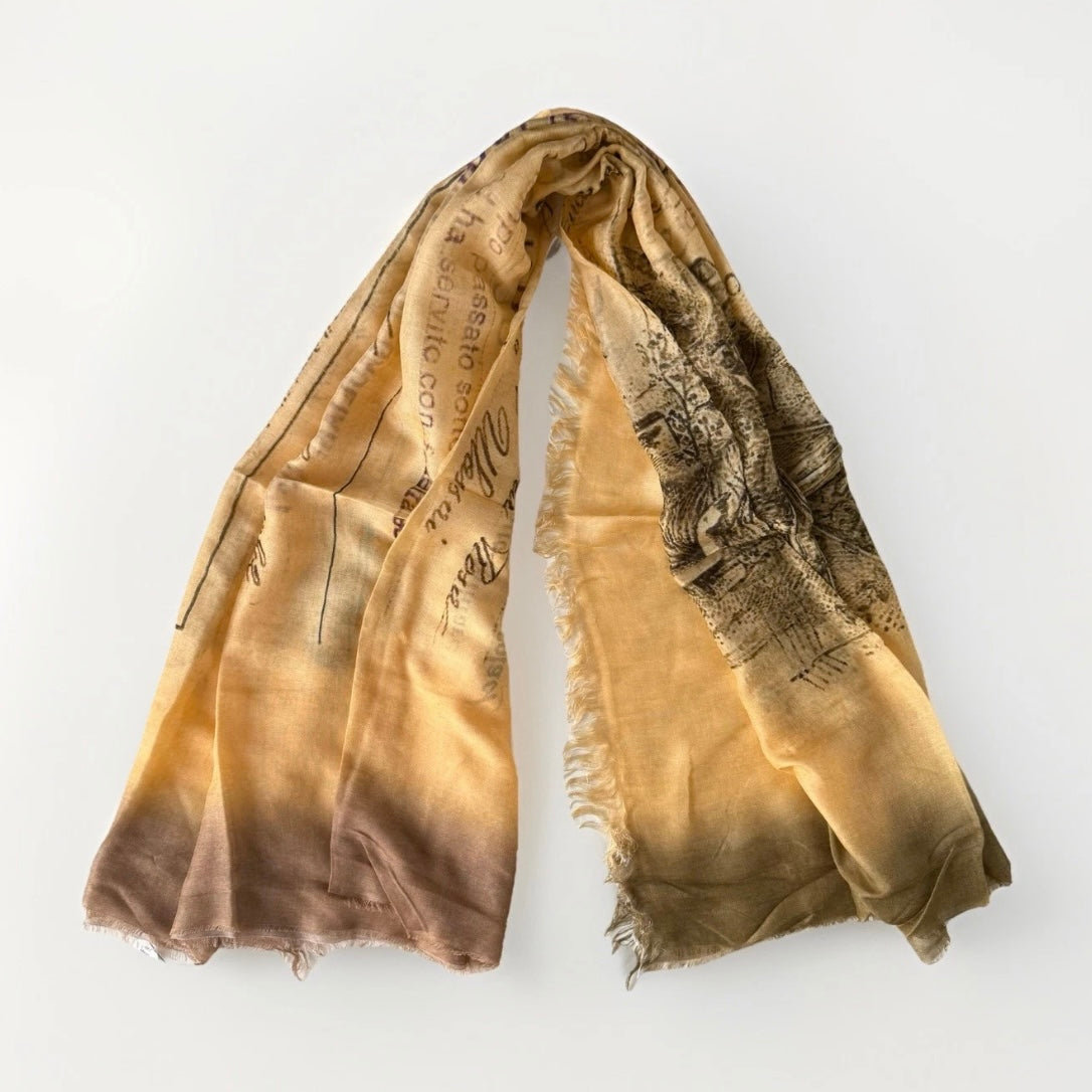 ROCKS ITALY SCIARPA UNISEX STAMPA FOGLIO CONGEDO  REGIO ESERCITO ITALIANO