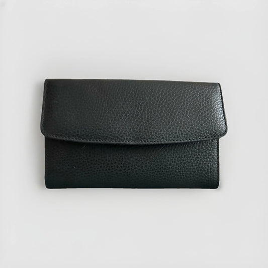 PORTAFOGLIO DONNA PELLE NERO