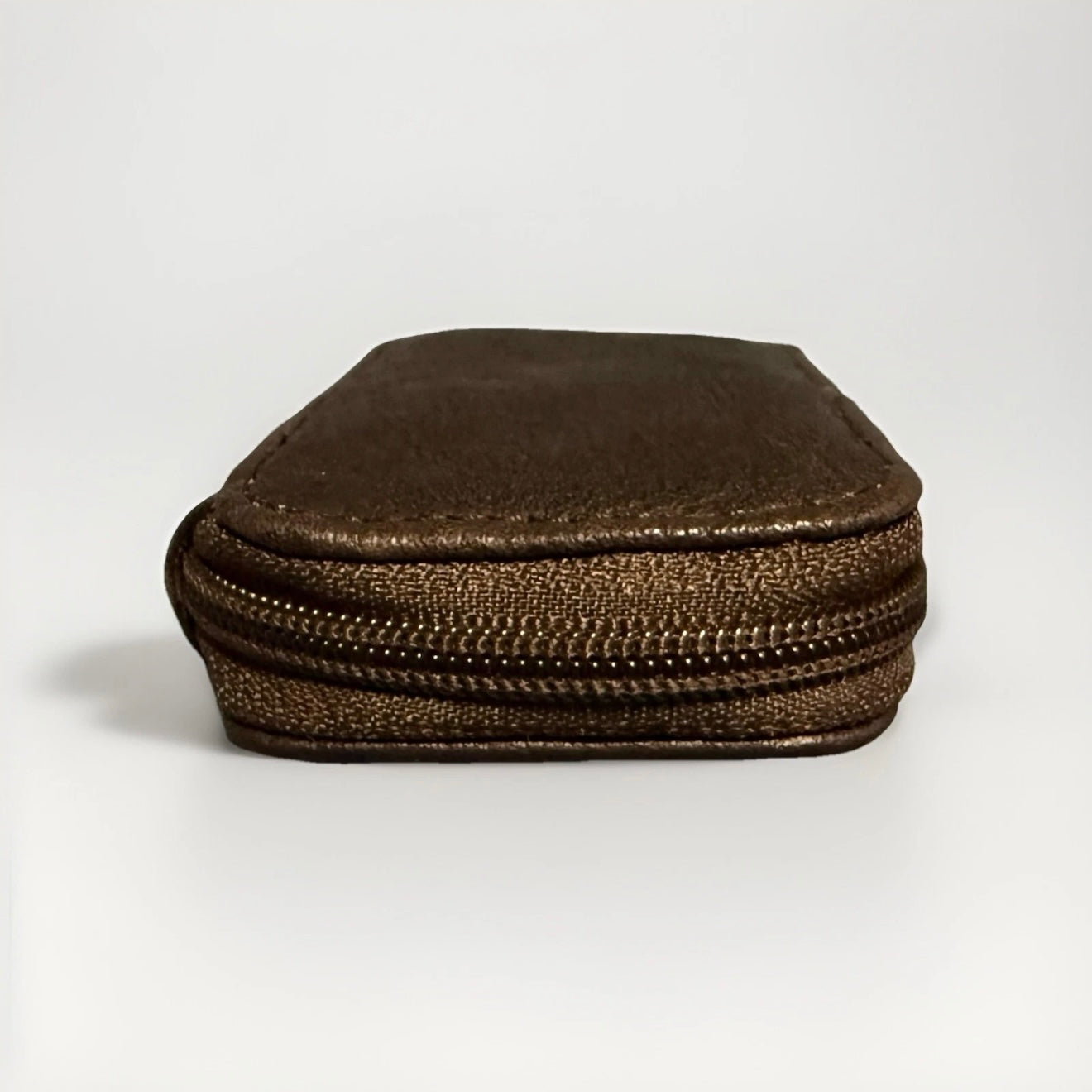 PORTACHIAVI ARTIGIANALE PELLE MARTELLATA GRIGIO SCURO