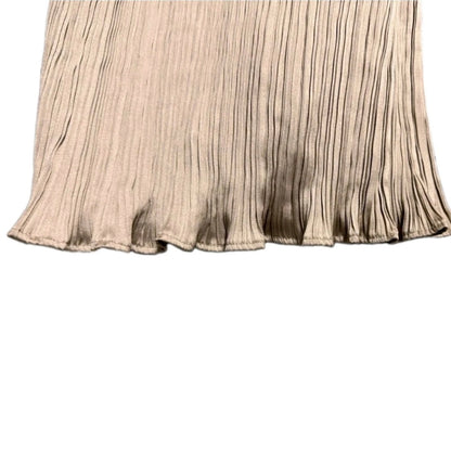 MAX MARA PANTALONI ELEGANTI PLISSETTATI BEIGE