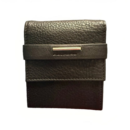 PIQUADRO SET MANICURE VERA PELLE NERO