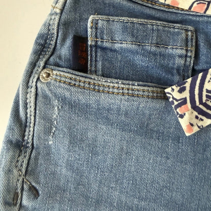 SUPERDRY PANTALONCINI SHORTS HOT PANTS DENIM DONNA