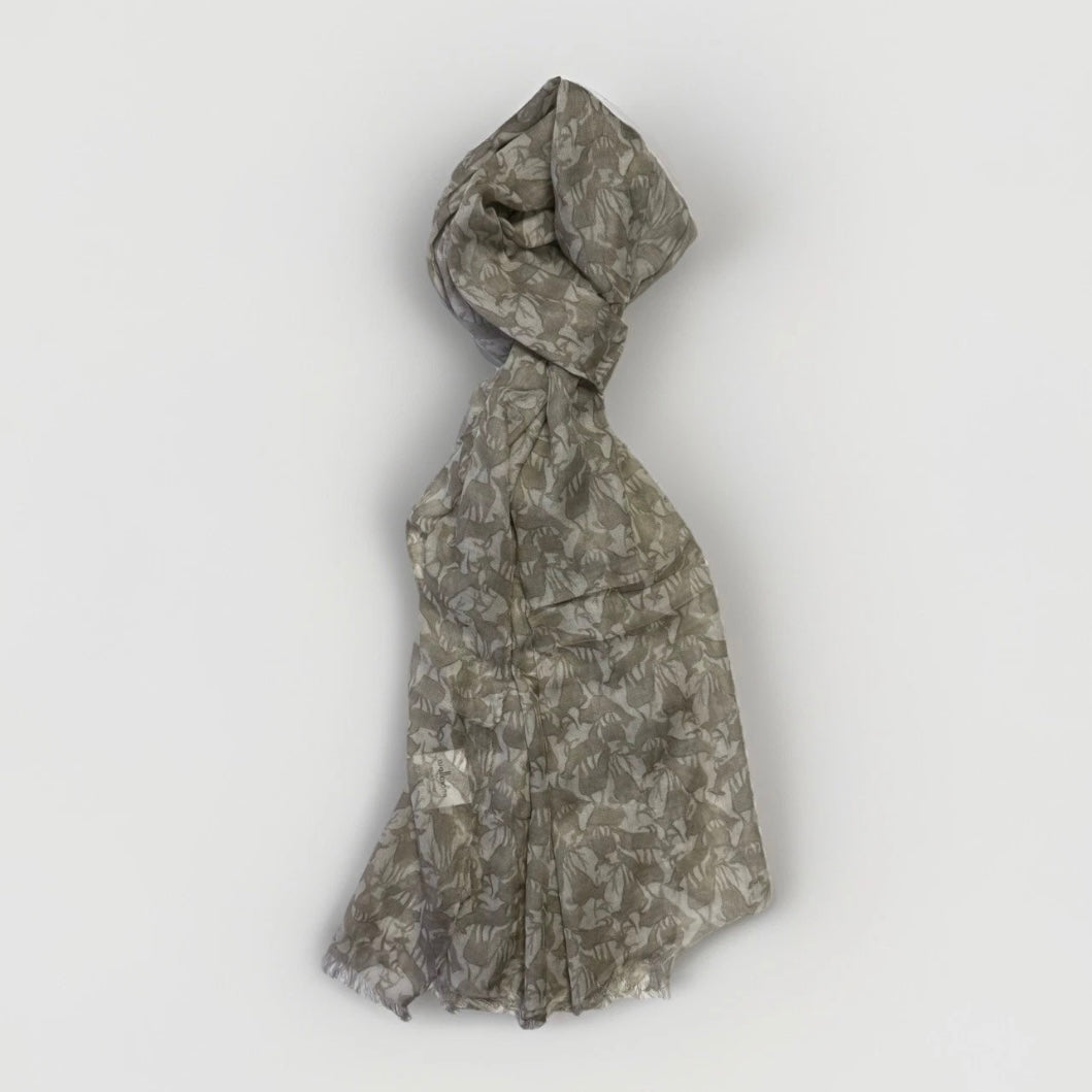 WALLMANN SCIARPA UNISEX FANTASIA CERVI BEIGE