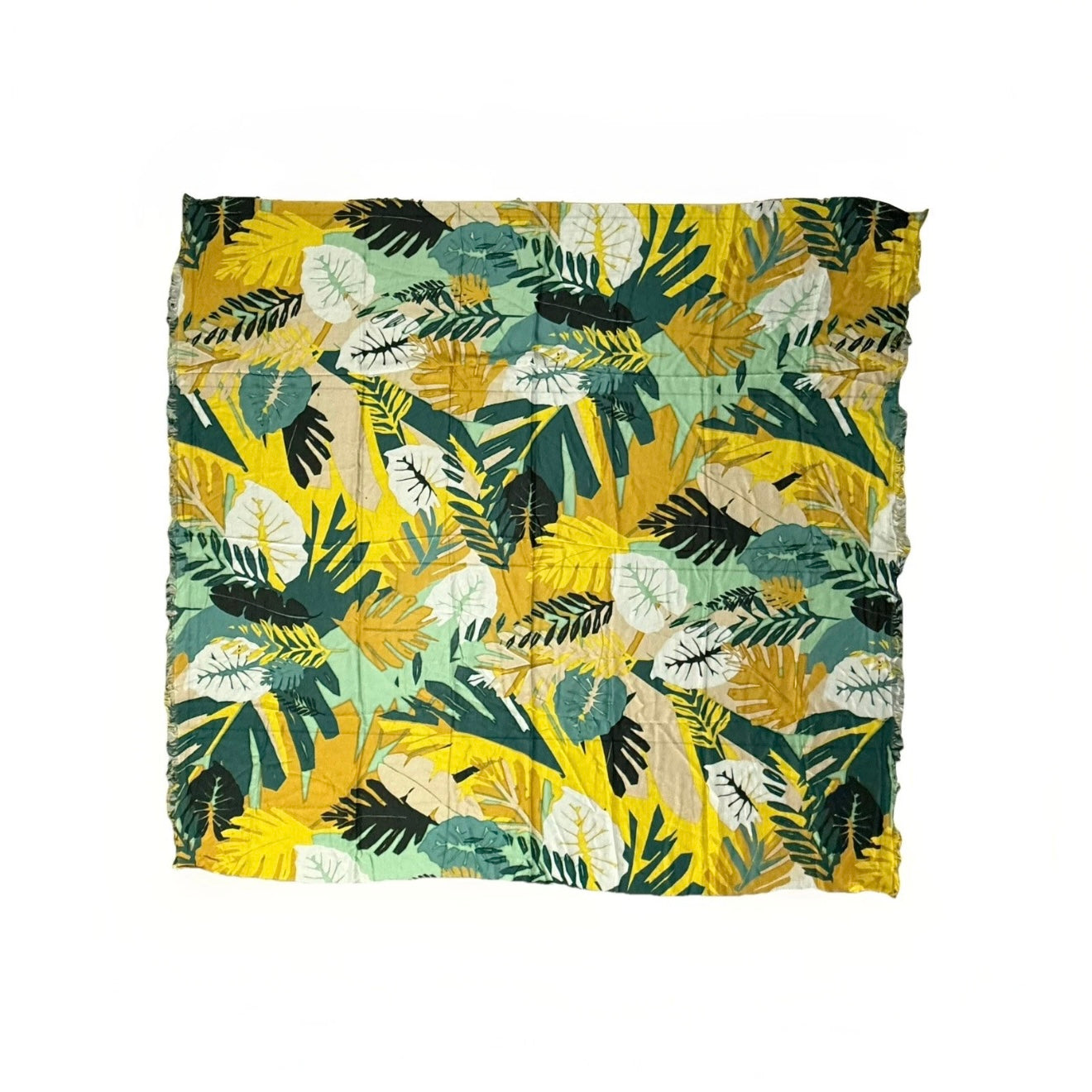 KLEIN BASEL SCIARPA FANTASIA FOGLIE TROPICALI